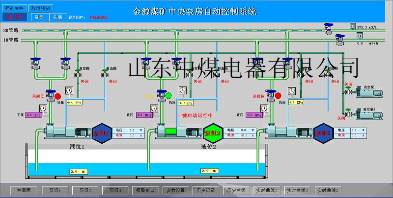 煤礦泵房自動排水系統(tǒng),礦用泵房自動排水系統(tǒng)廠家